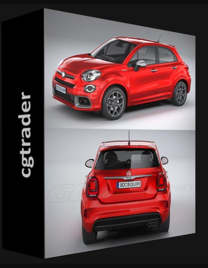 CGTRADER – FIAT 500X SPORT 2020 3D MODEL