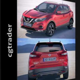 CGTRADER – NISSAN ROGUE SPORT 2020 3D MODEL (Premium)