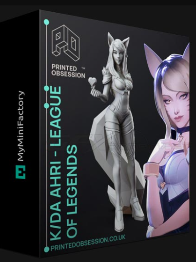 MYMINIFACTORY – AHRI KDA – LEAGUE OF LEGENDS – 3D PRINT MODEL