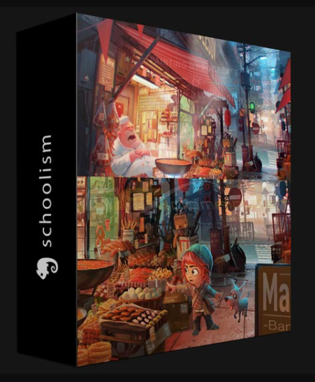 SCHOOLISM – PAINTING IN PROCREATE & ANIMATION IN LUMAFUSION