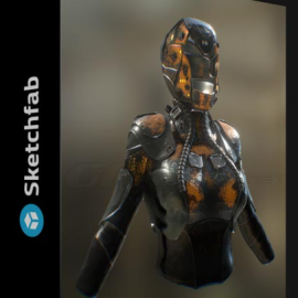 SKETCHFAB – ARMOR CYBER Z29 BY OSCAR CREATIVO (Premium)