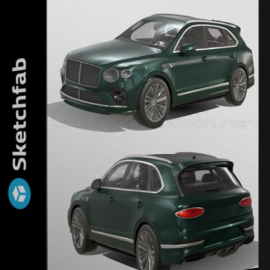 SKETCHFAB – BENTLEY BENTAYGA 2021 (Premium)