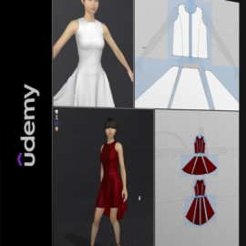 UDEMY – FASHION DESIGN: SKETCH IN 3D USING MARVELOUS DESIGNER (Premium)