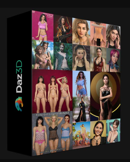 DAZ3D, POSER BUNDLE 3 SEPTEMBER 2022