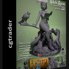 CGTRADER – RAVEN THE TEENAGE WITCH 3D PRINT MODEL (Premium)