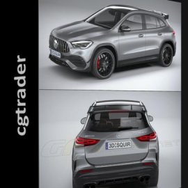 CGTRADER – MERCEDES-BENZ GLA45 S AMG 2021 3D MODEL (Premium)