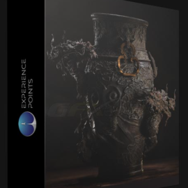 EXP-POINTS – ANTIQUE JAPANESE DRAGON VASE IN ZBRUSH | BALAZS DOMJAN (Premium)