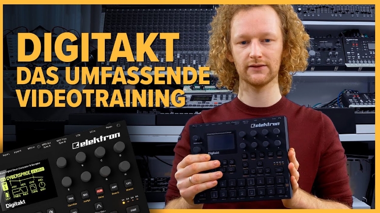 DVD learning course Elektron Digitakt The video training [TUTORiAL]