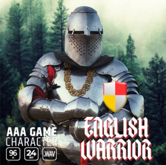 Epic Stock Media AAA Game Character English Warrior [WAV]