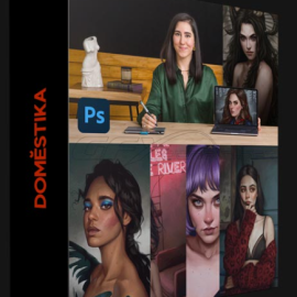 DOMESTIKA – DIGITAL PAINTING OF CHARACTERS IN PHOTOSHOP BY FERNANDA SUAREZ (Premium)