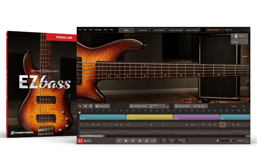 Toontrack EZbass MIDI Pack v06.01.23 [MiDi]