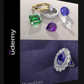 UDEMY – JEWELLERY RENDERING MASTERCLASS – VRAY, KEYSHOT, MAVERICK + (Premium)