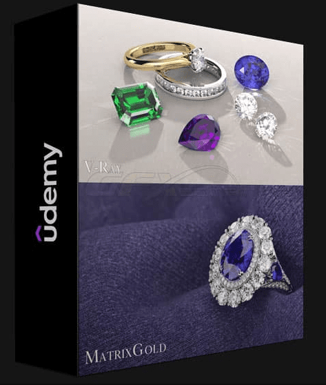 UDEMY – JEWELLERY RENDERING MASTERCLASS – VRAY