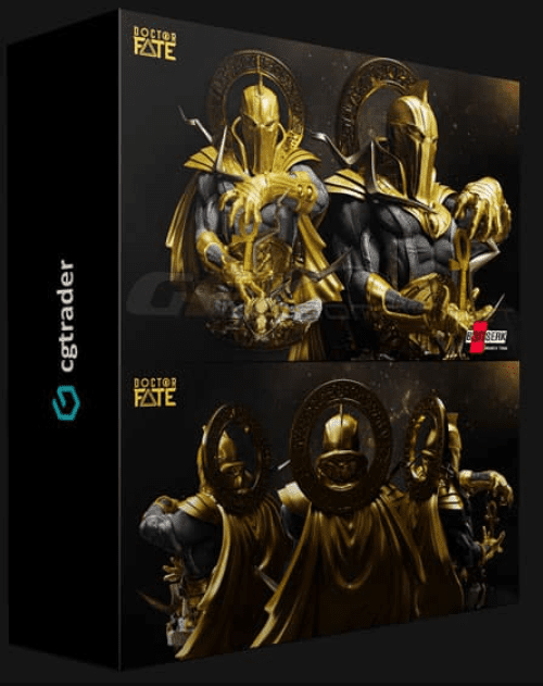 CGTRADER – B3DSERK – DR FATE BUST 3D PRINT MODEL