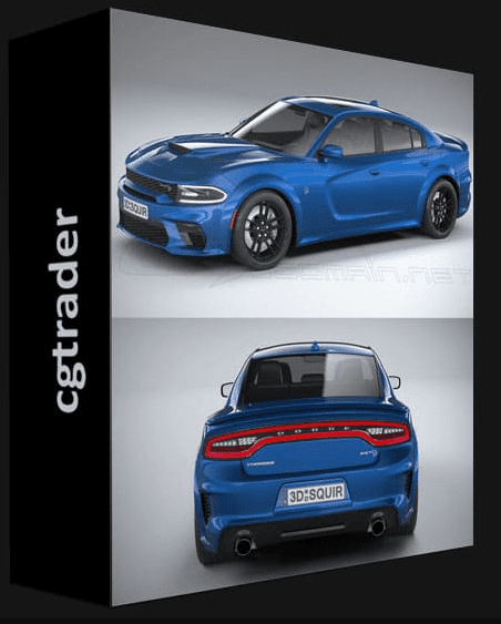 CGTRADER – DODGE CHARGER SRT HELLCAT WIDEBODY 2020 3D MODEL