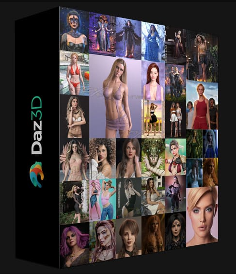 DAZ3D, POSER BUNDLE 1 JANUARY 2023