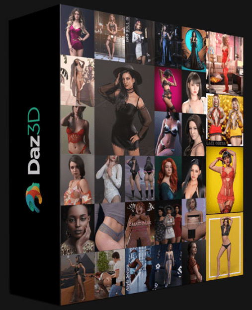 DAZ3D, POSER BUNDLE 4 JANUARY 2023