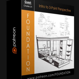 FOUNDATION PATREON – INTRO TO 3 POINT PERSPECTIVE WITH CHARLES LIN (Premium)