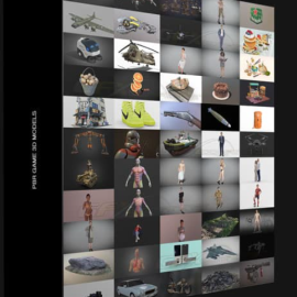 PBR GAME 3D MODELS BUNDLE 2 FEBRUARY 2023 (Premium)