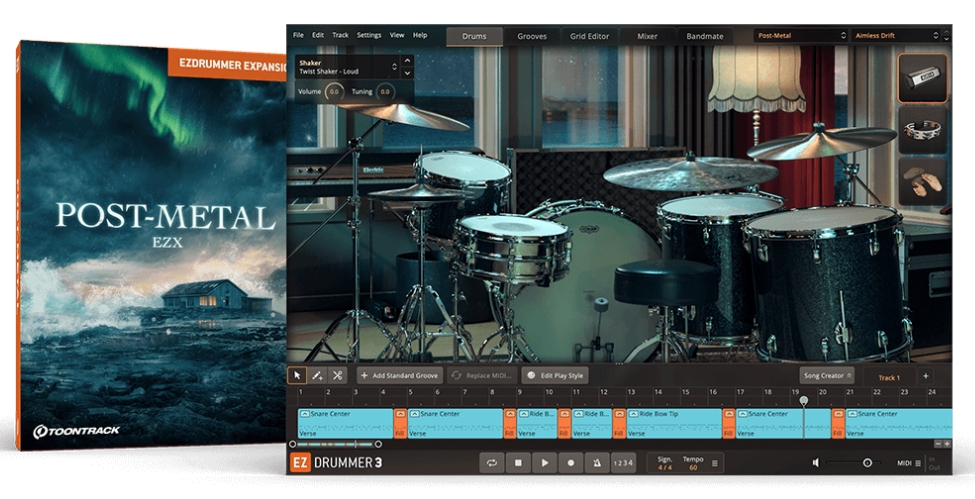 Toontrack Post Metal EZX v1.0.0 [EZDrummer]