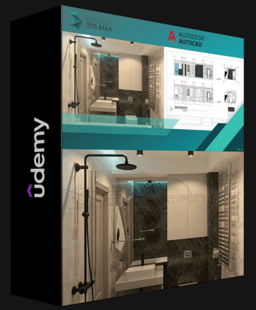 UDEMY – 3DS MAX INTERIOR DESIGN BATHROOM PROJECT