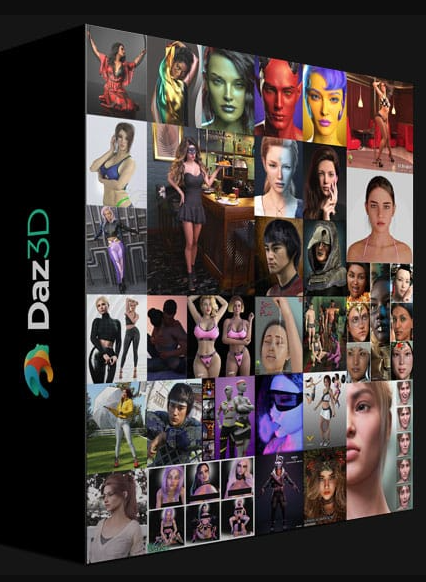 DAZ3D, POSER BUNDLE 3 JANUARY 2023