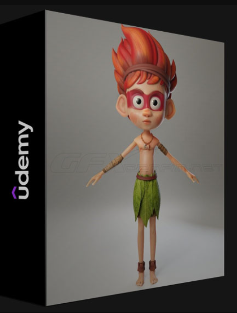 UDEMY – 3D CHARACTER MODELLING IN BLENDER FROM SCRATCH TO ADVANCE