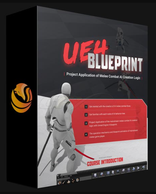 WINGFOX – UNREAL ENGINE 4 BLUEPRINT – PROJECT APPLICATION OF MELEE COMBAT AI CREATION LOGIC WITH ERIC XU CUI