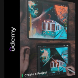 UDEMY – PROCREATE BEGINNER’S CLASS ON DIGITAL COLLAGE MAGIC (Premium)