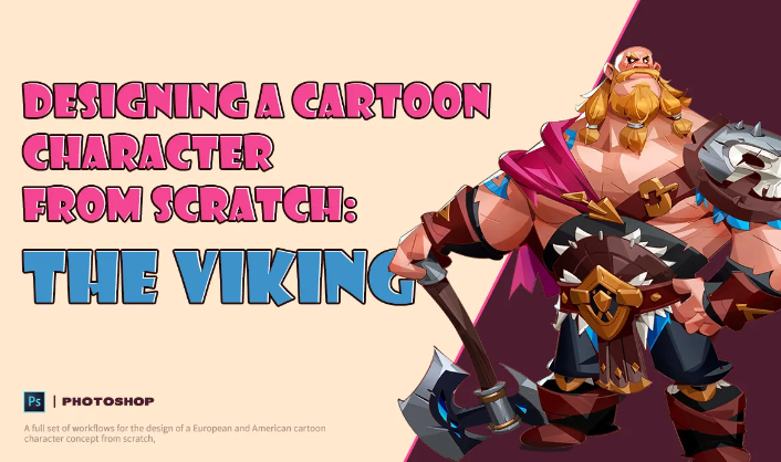 Wingfox – Designing a Cartoon Character from Scratch – The Viking with Lock Teng