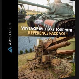 ARTSTATION – +850 VINTAGE MILITARY EQUIPMENT REFERENCE PHOTOS – VOL 1 BY JUSTIN HRALA (Premium)