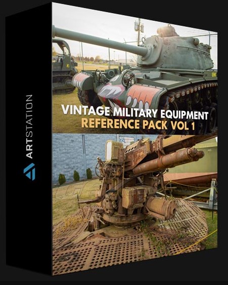 ARTSTATION – +850 VINTAGE MILITARY EQUIPMENT REFERENCE PHOTOS – VOL 1 BY JUSTIN HRALA