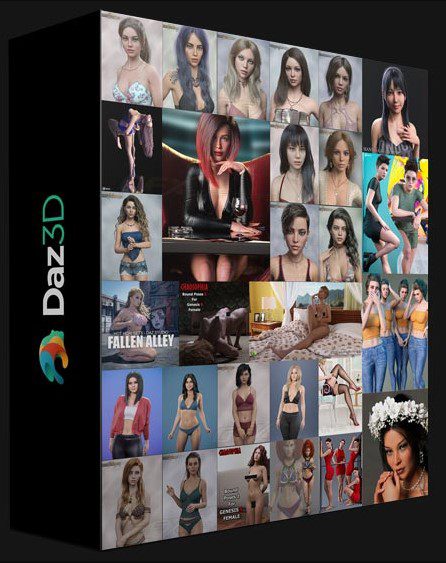 DAZ3D, POSER BUNDLE 2 APRIL 2023