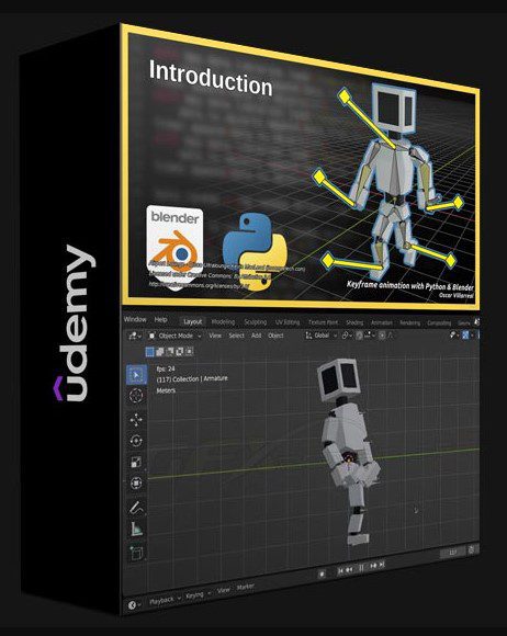 UDEMY – KEYFRAME ANIMATION WITH PYTHON & BLENDER