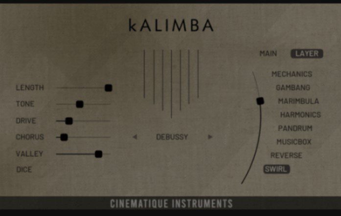 Cinematique Instruments Kalimba