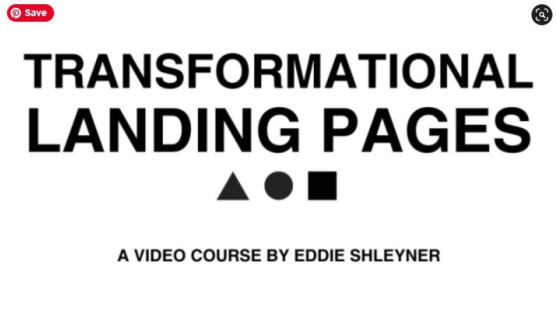 Eddie Shleyner – Transformational Landing Pages