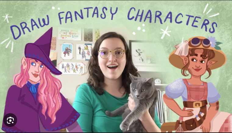 SKILLSHARE – DRAW YOUR ORIGINAL FANTASY CHARACTER