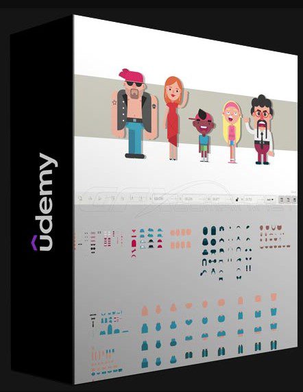 UDEMY – VECTOR CHARACTER DESIGN WITH KIT-BASHING