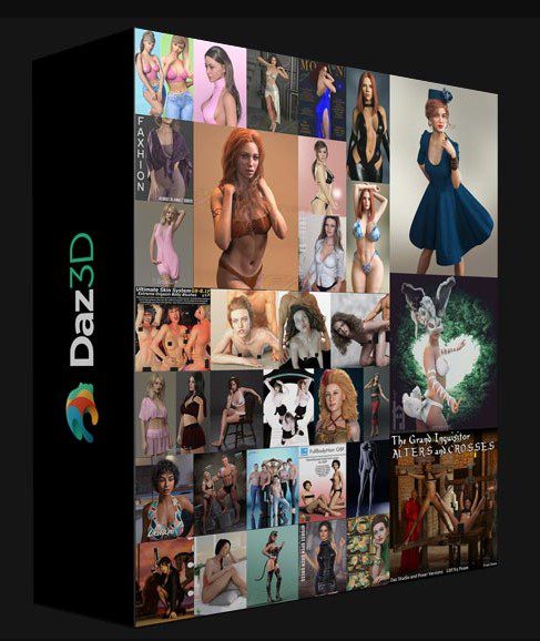 DAZ3D, POSER BUNDLE 1 JULY 2023