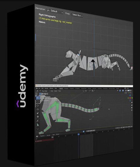 UDEMY – BLOCK CHEETAH(TIME-LAPSE) BLENDER RIGGING