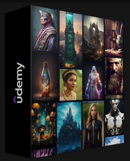 UDEMY – MIDJOURNEY V5 MASTERCLASS: BEGINNER TO PRO AI ART GENERATION