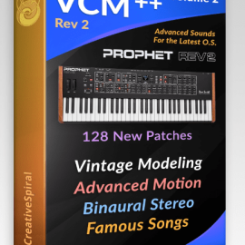 Creative Spiral Voice Component Modeling (VCM) Patch Bank Volume 2 Prophet Rev 2 (Premium)