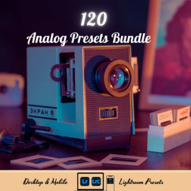 120 ANALOG Lightroom Mobile & Desktop Presets Bundle (Premium)
