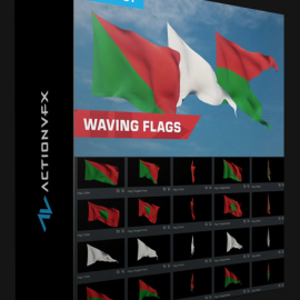 ACTIONVFX WAVING FLAGS (Premium)