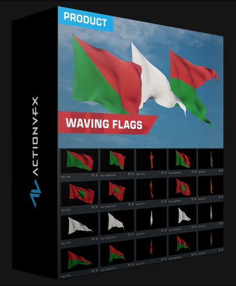 ACTIONVFX WAVING FLAGS